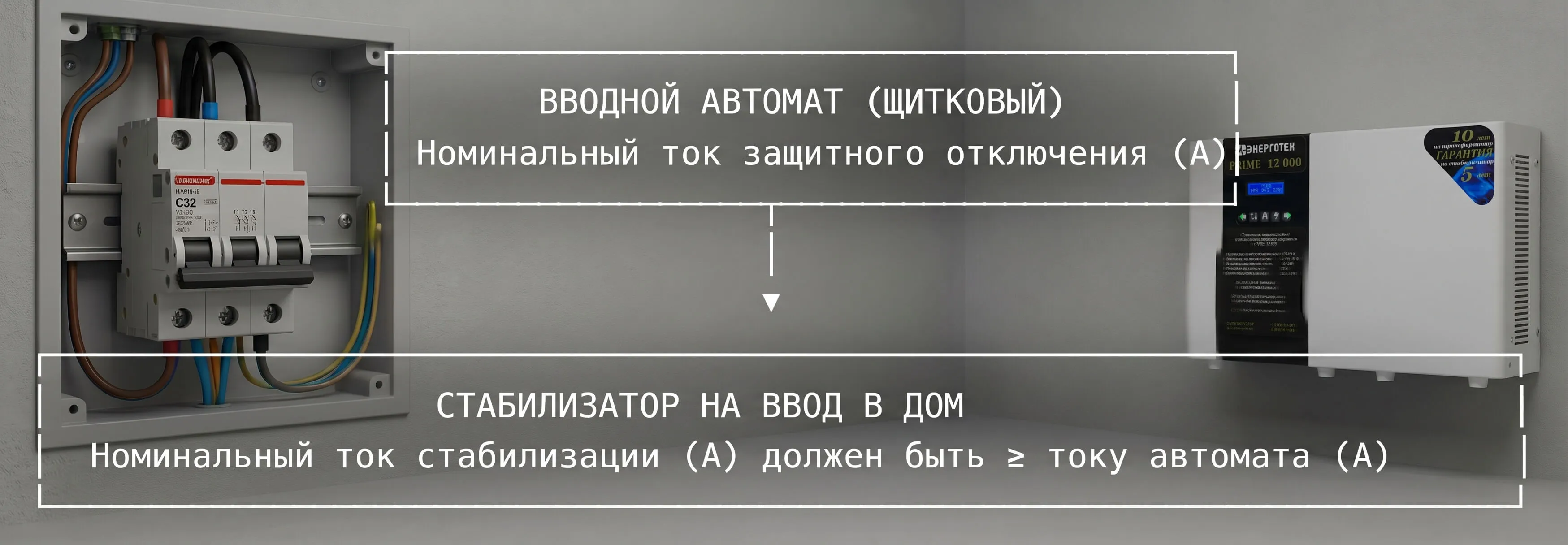 Правило установки стабилизатора напряжения